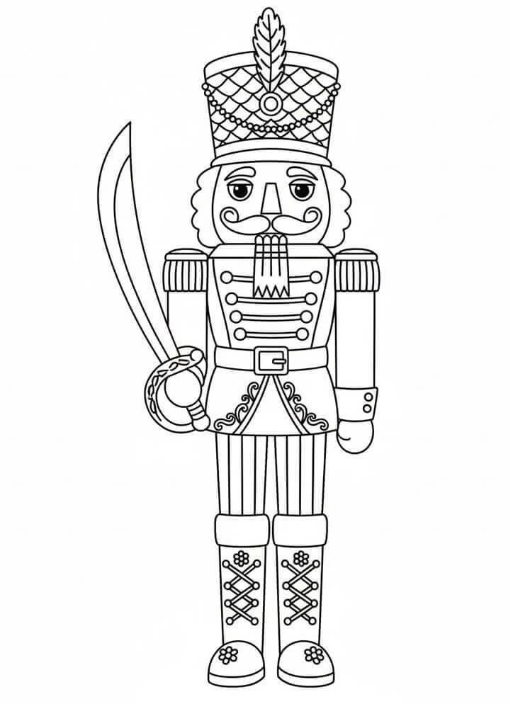 En Nøtteknekker fargelegging