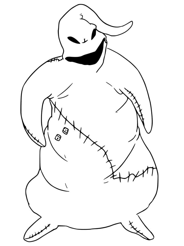 Et Førjulsmareritt Oogie Boogie fargelegging