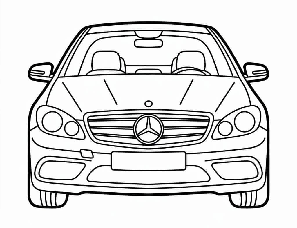 Fantastisk Mercedes fargelegging