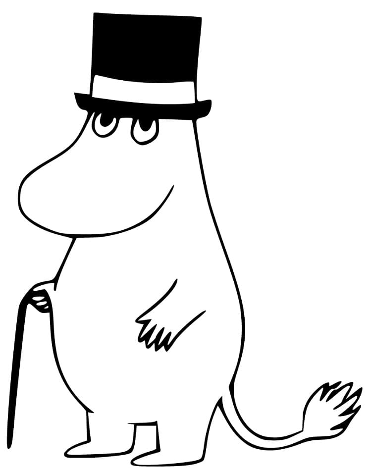 Fantastisk Moomin fargelegging
