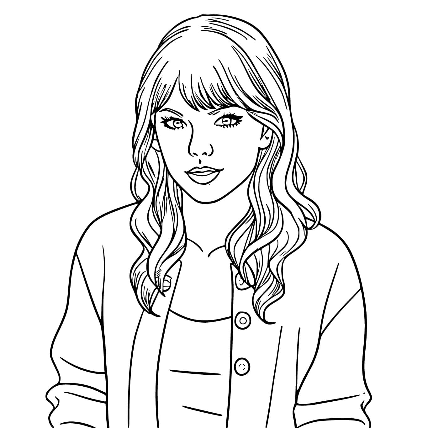 Fantastisk Taylor Swift fargelegging