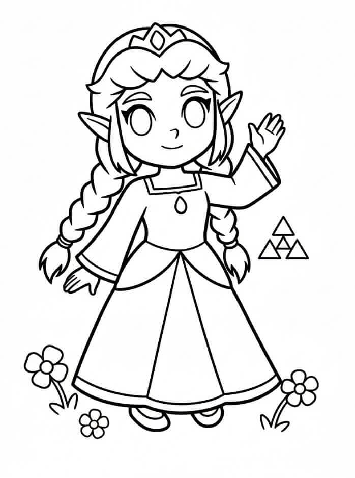 Fantastisk Zelda fargelegging