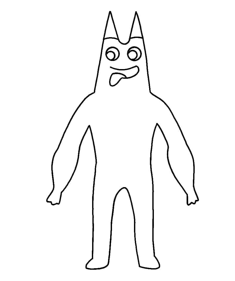 Garten of Banban for 5-åringer fargelegging