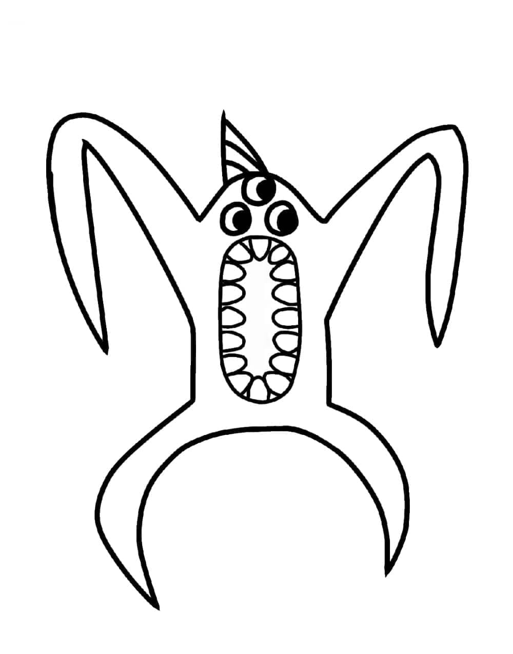 Garten of Banban for 6-åringer fargelegging