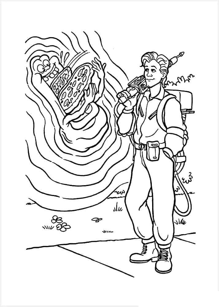 Ghostbusters Gratis Utskriftbar fargelegging