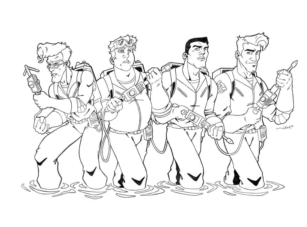Ghostbusters Gratis for Barn fargelegging