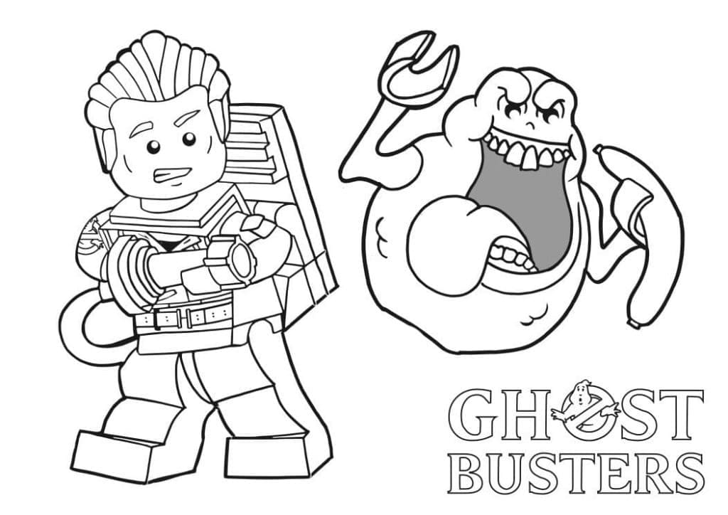 Ghostbusters Utskriftbart Bilde fargelegging