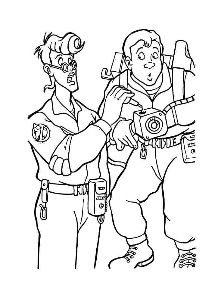 Ghostbusters for 5-åringer fargelegging