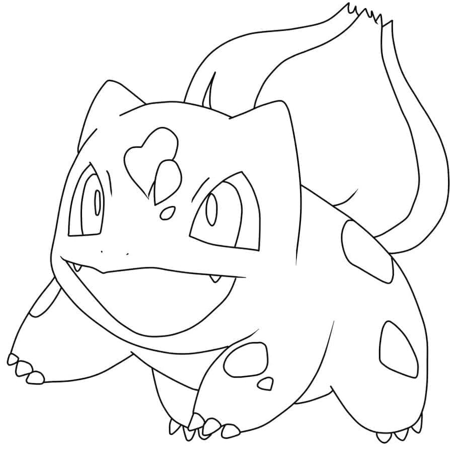 Glad Bulbasaur fargelegging