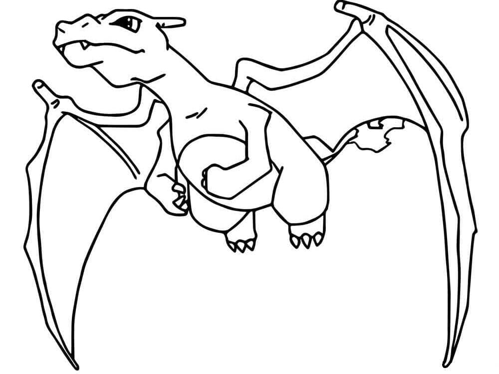 Gratis Charizard Utskriftbar fargelegging
