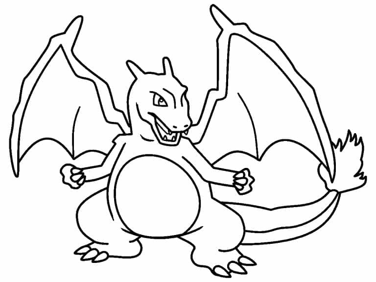 Gratis Charizard for Barn fargelegging