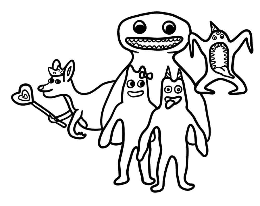 Gratis Garten of Banban å Skrive ut fargelegging