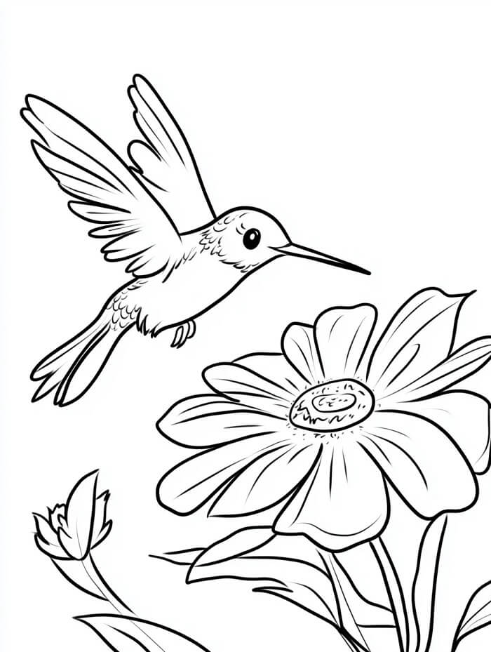 Gratis Kolibri for Barn fargelegging