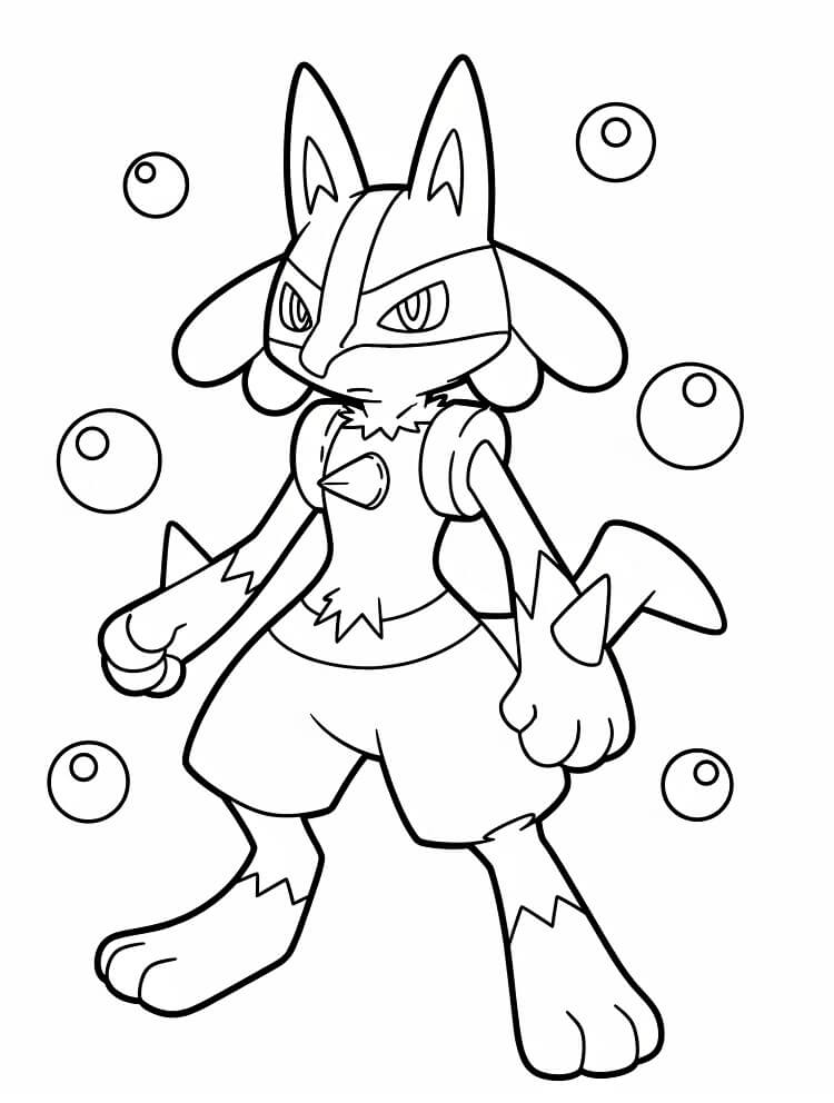 Lucario fargelegging