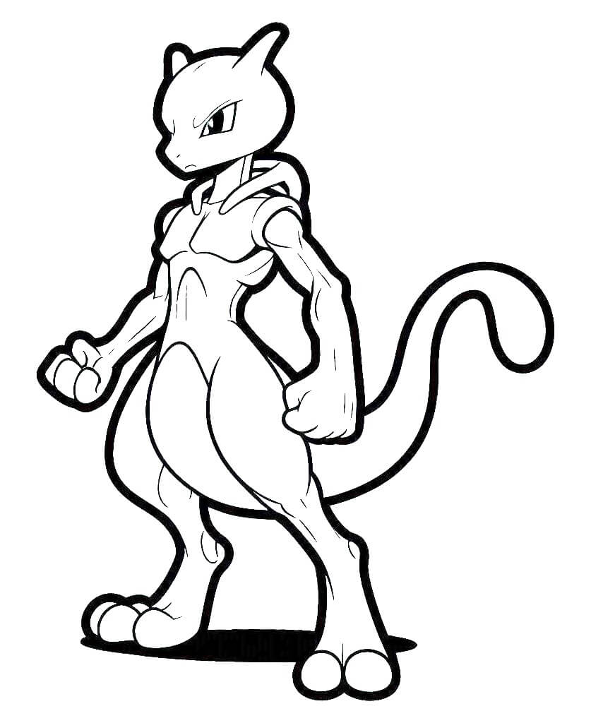 Gratis Mewtwo fargelegging
