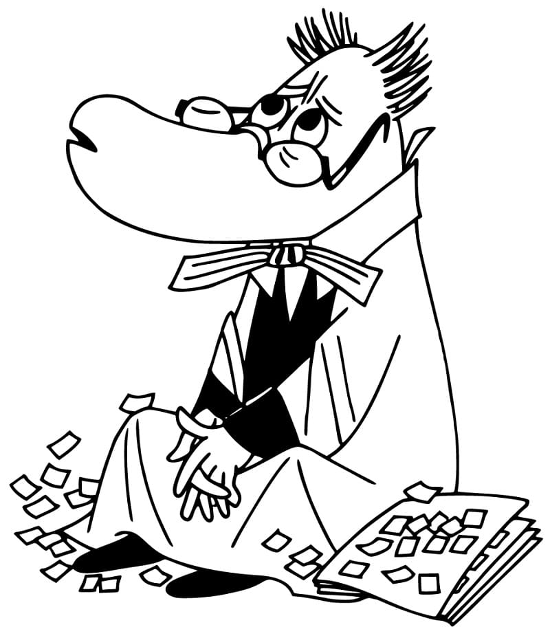 Gratis Moomin Bilde fargelegging