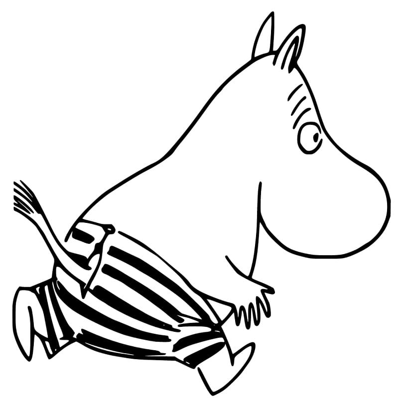 Gratis Moomin fargelegging