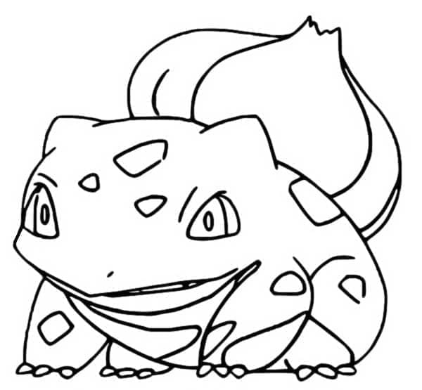 Gratis Utskriftbar Bulbasaur fargelegging