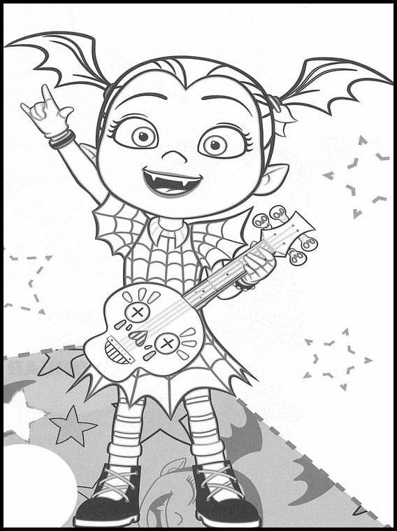 Gratis Vampirina for Barn fargelegging