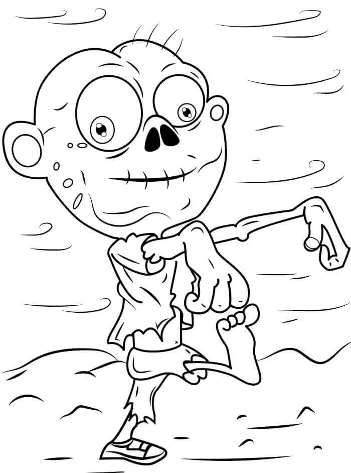Gratis Zombie Bilde fargelegging