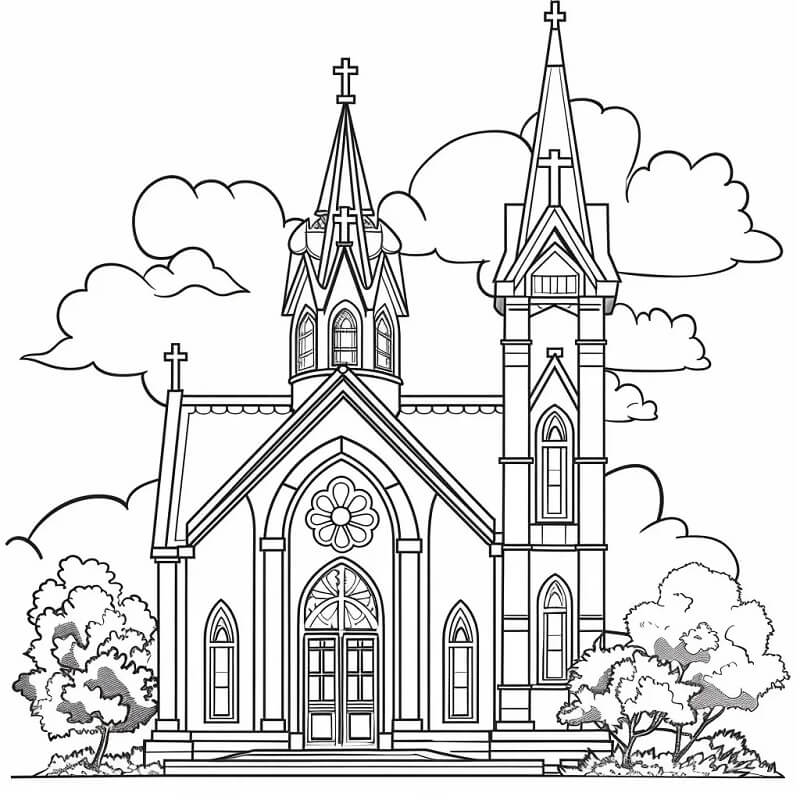 Grunnleggende Kirke fargelegging