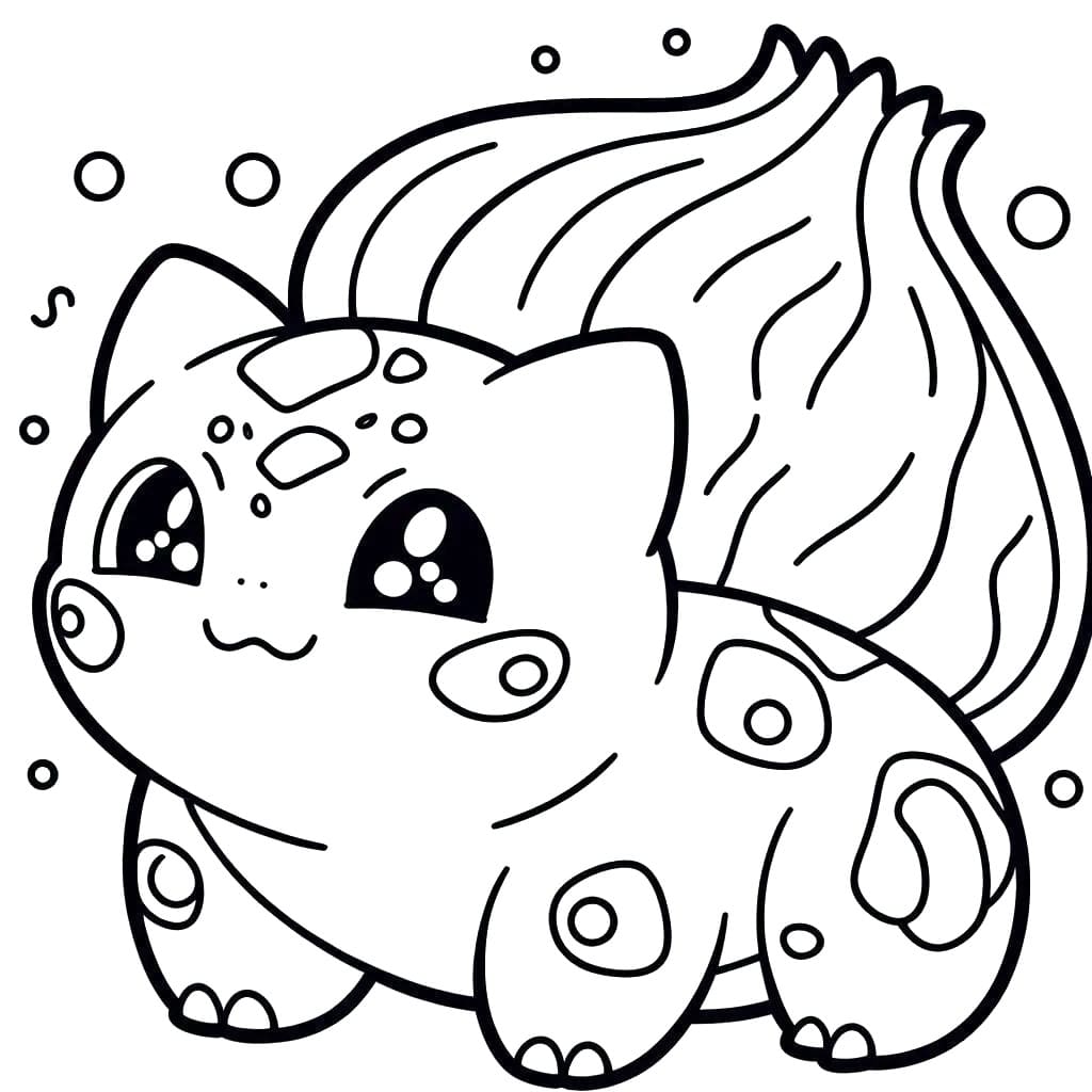 Herlig Bulbasaur fargelegging
