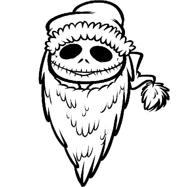 Jack fra Et Førjulsmareritt fargelegging