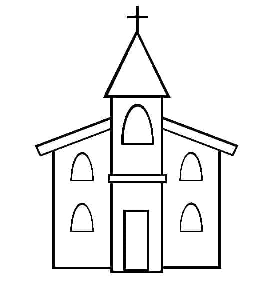 Kirke Bilde fargelegging