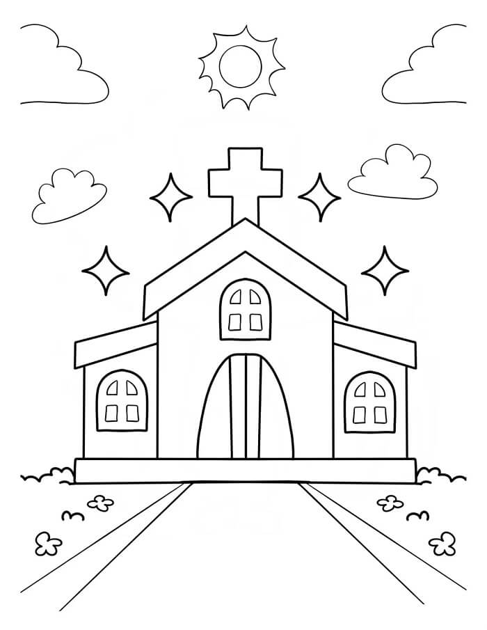 Kirke Gratis fargelegging