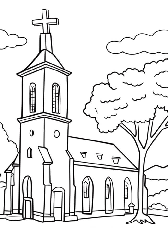 Kirke Uten Kostnad fargelegging