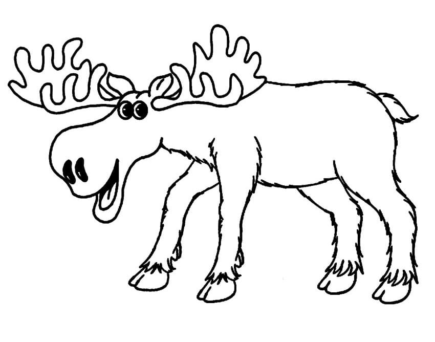 Kjempe Morsom Elg fargelegging