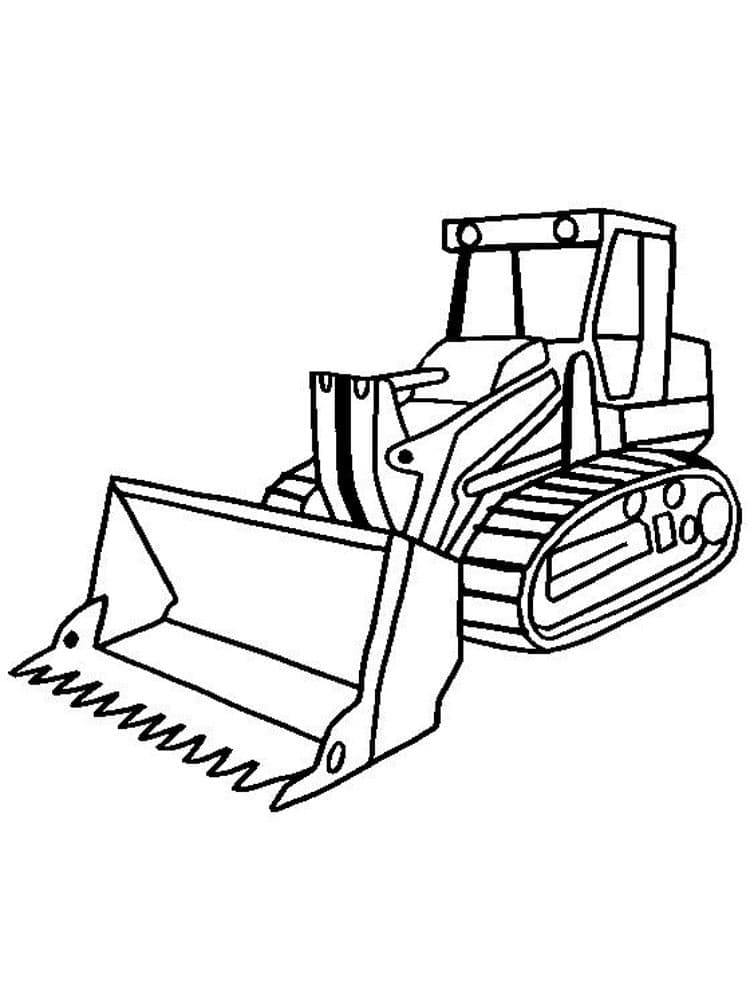 Lett Bulldoser fargelegging