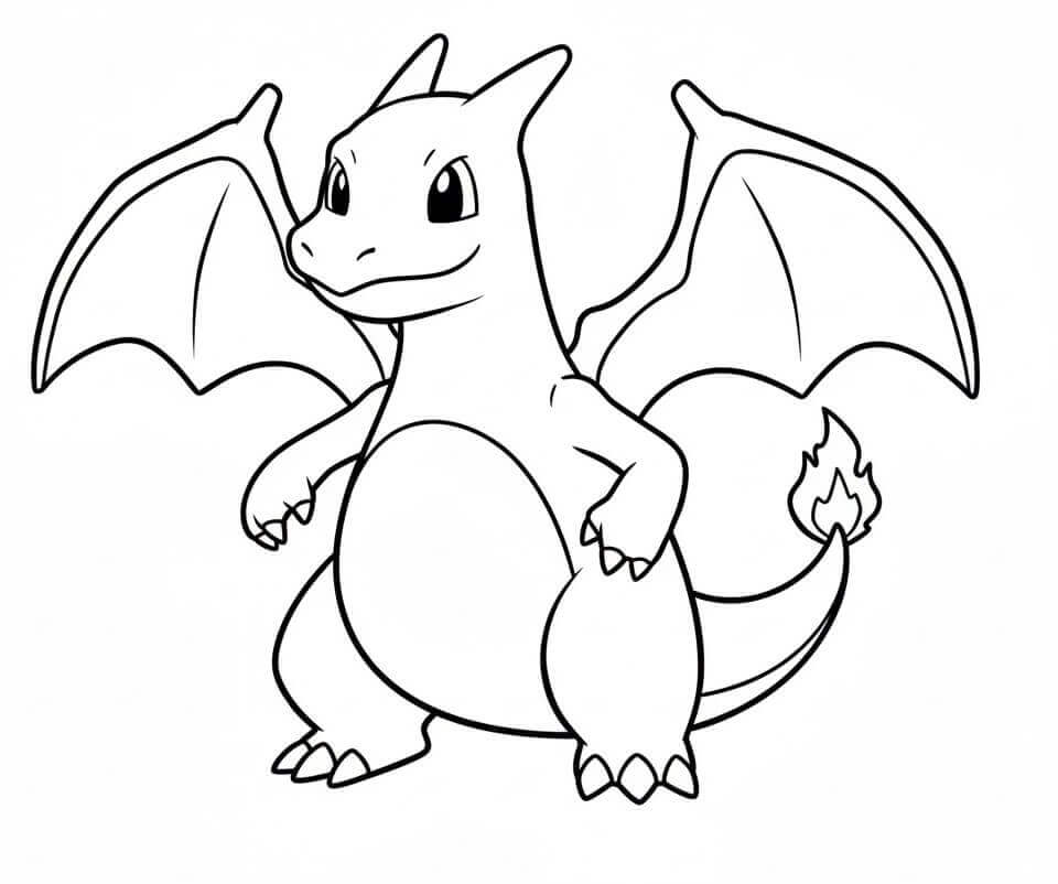 Lett Charizard fargelegging