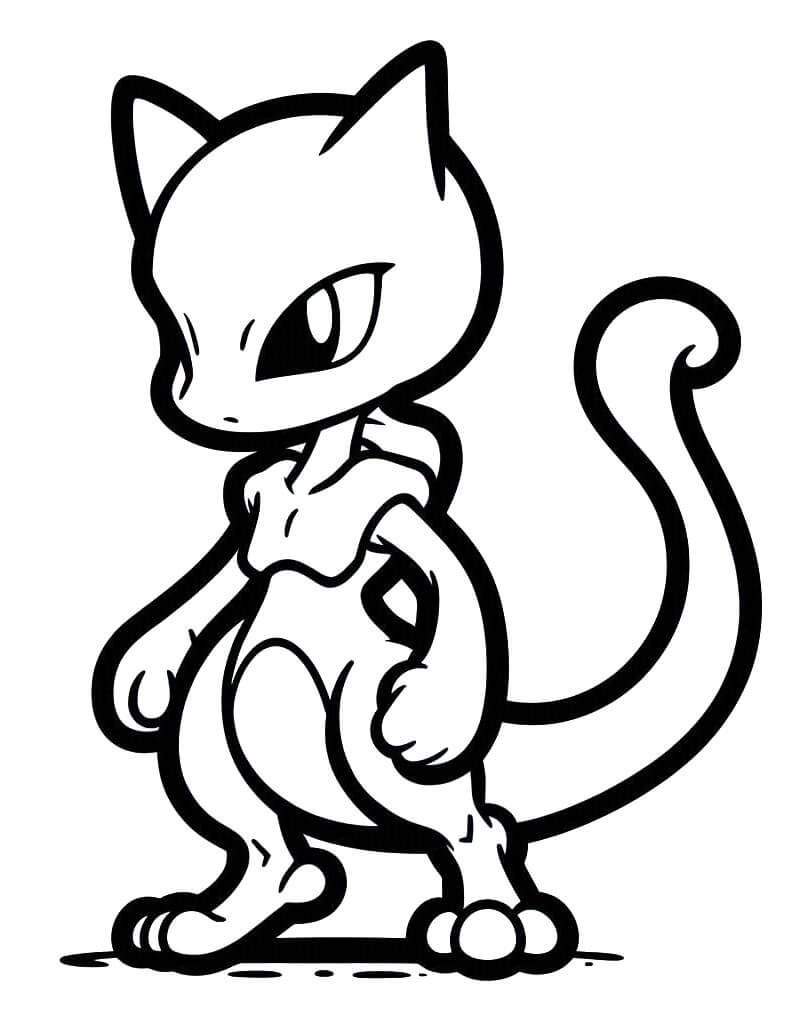 Lett Mewtwo fargelegging