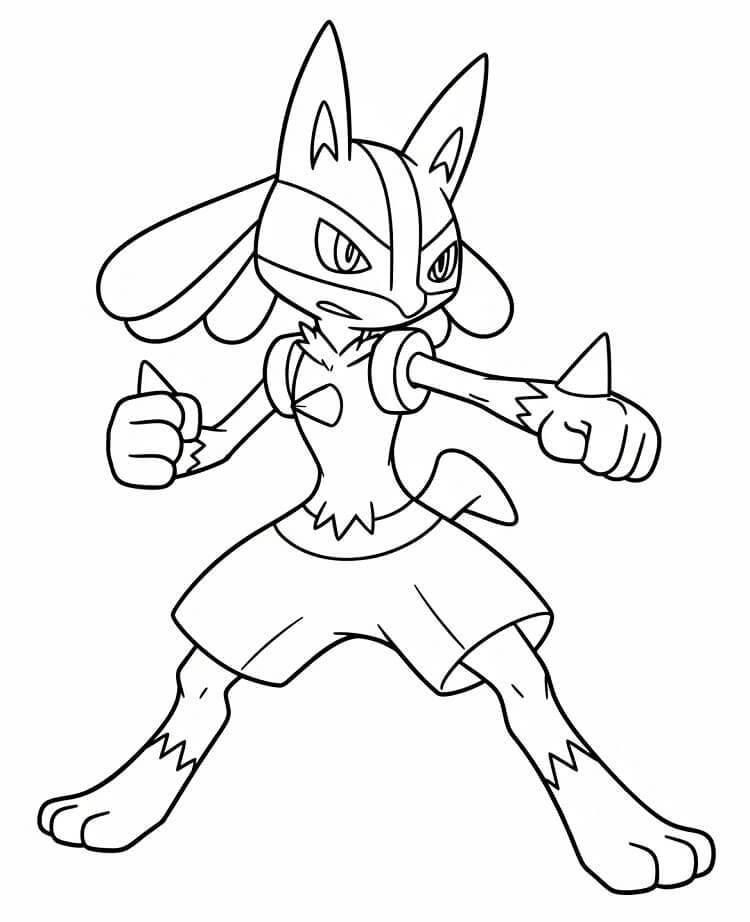 Lucario Gratis fargelegging