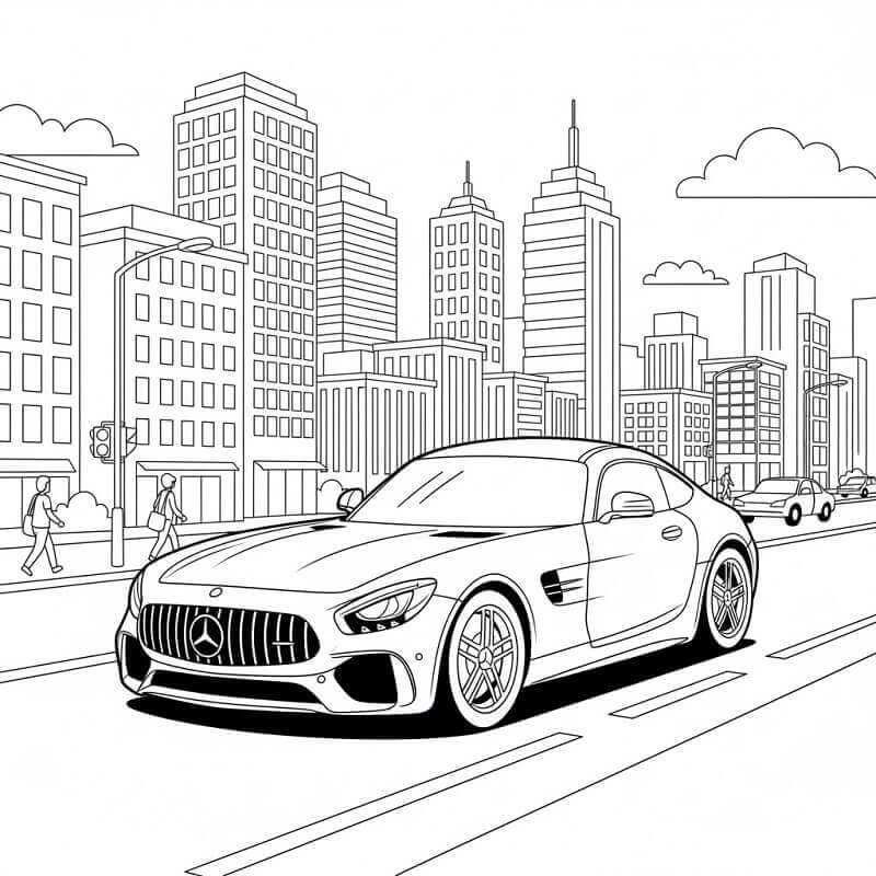 Mercedes Bil fargelegging