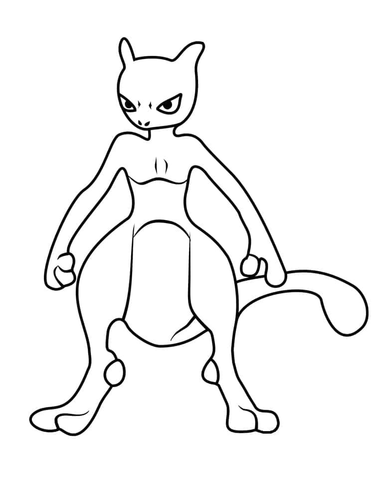 Mewtwo Bilde fargelegging