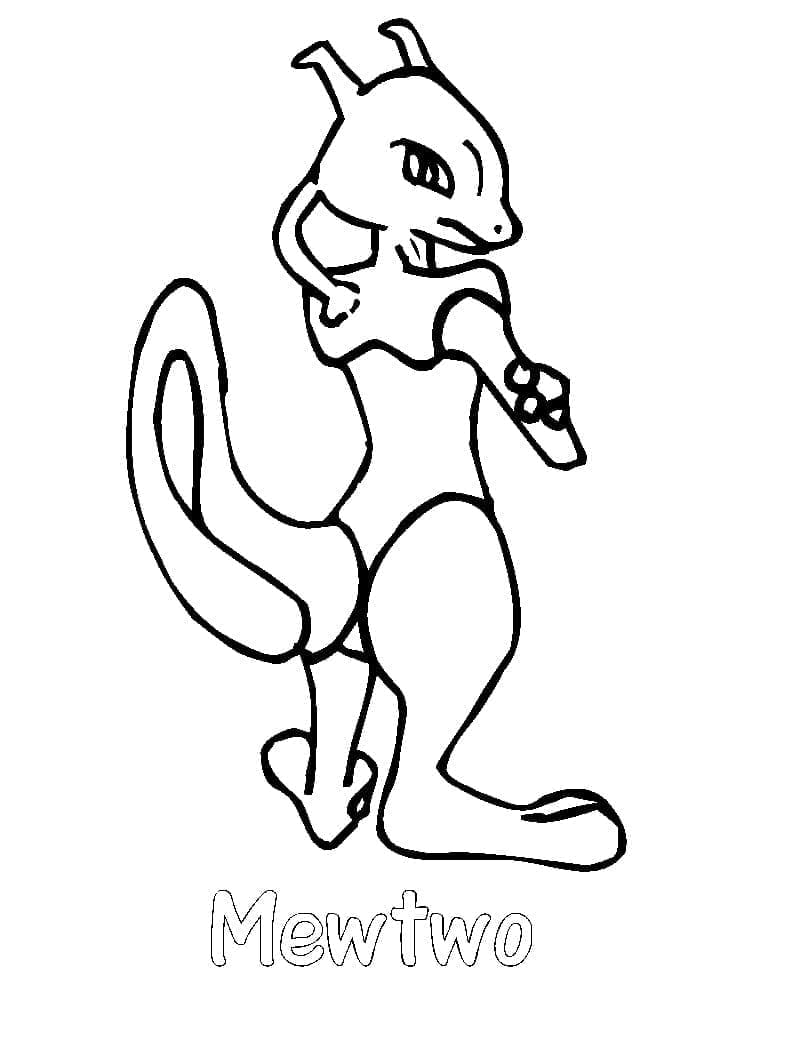 Mewtwo Gratis for Barn fargelegging