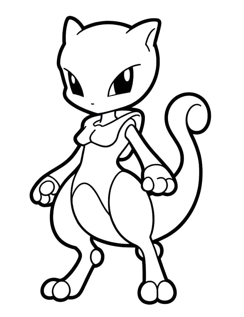 Mewtwo Pokémon fargelegging