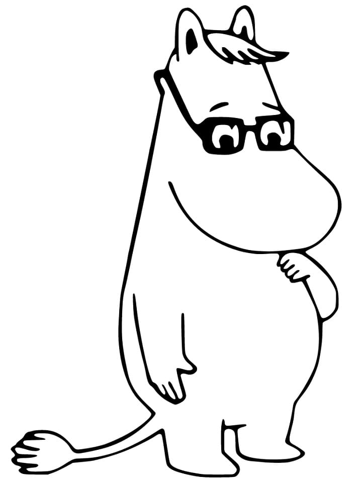 Moomin Uten Kostnad fargelegging