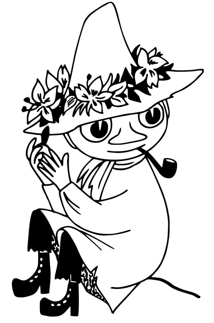 Moomin Utskriftbar for Barn fargelegging