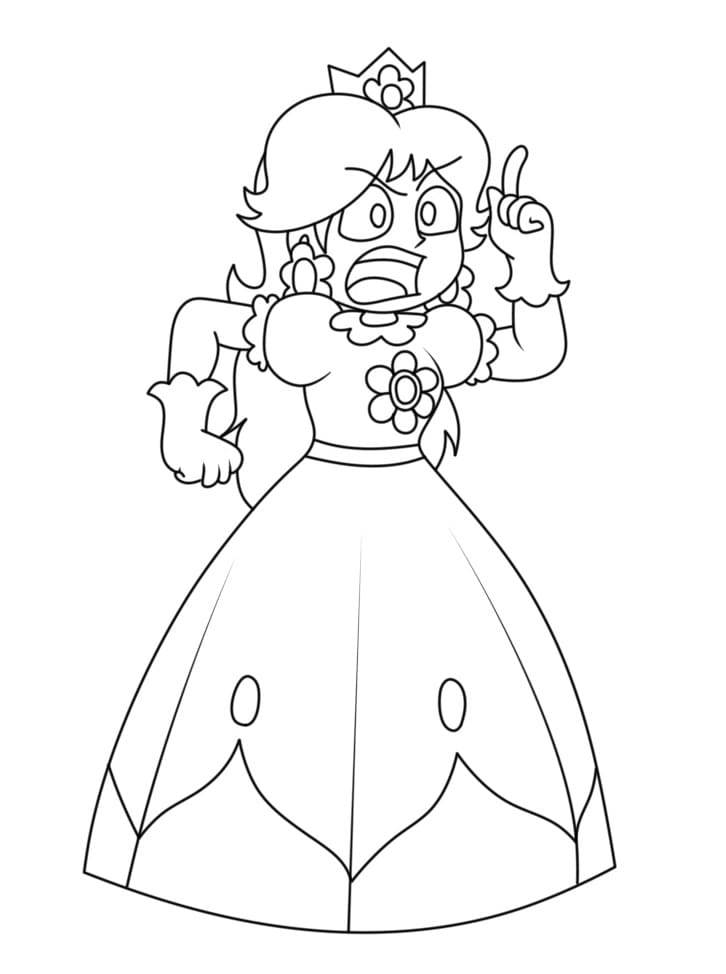 Morsom Prinsesse Daisy fargelegging