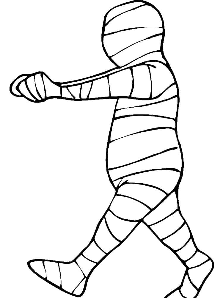 Mumie for Barn fargelegging