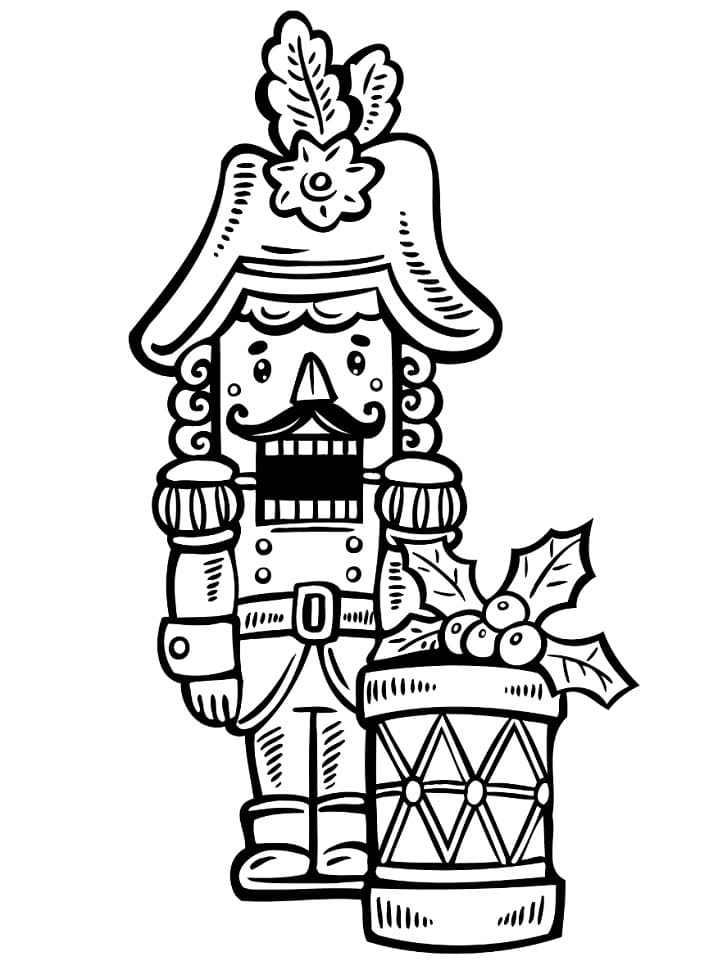 Nøtteknekker Utskriftbar fargelegging