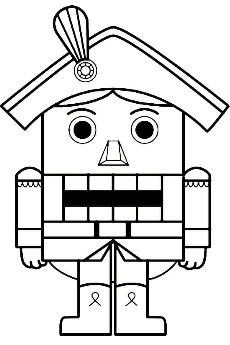 Nøtteknekker å Fargelegge fargelegging