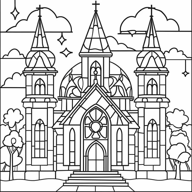Perfekt Kirke fargelegging
