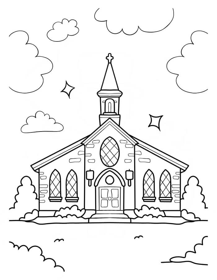 Skriv ut Kirke fargelegging