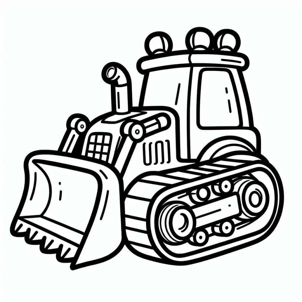 Bulldoser Fargelegging