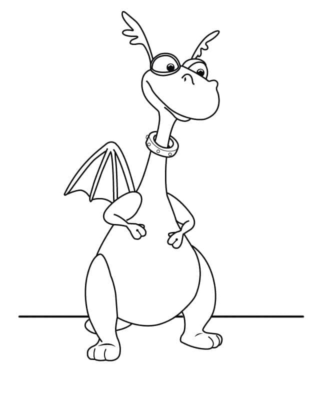 Stuffy fra Doktor McStuffins fargelegging