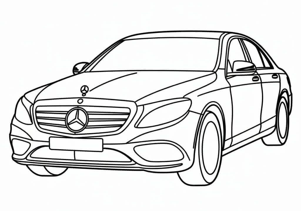 Utrolig Mercedes fargelegging